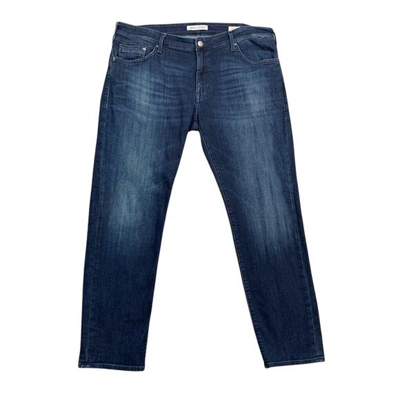 Mavi Jeans Mens 38 Marcus Slim Straight Leg High Rise Denim Stretch Cotton - Picture 1 of 16